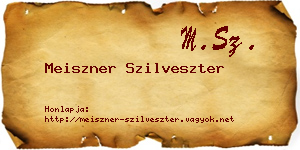 Meiszner Szilveszter névjegykártya